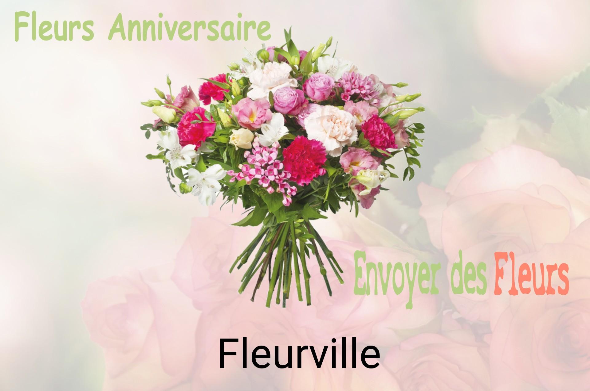 Bouquet de fleurs d’anniversaire livré à Fleurville