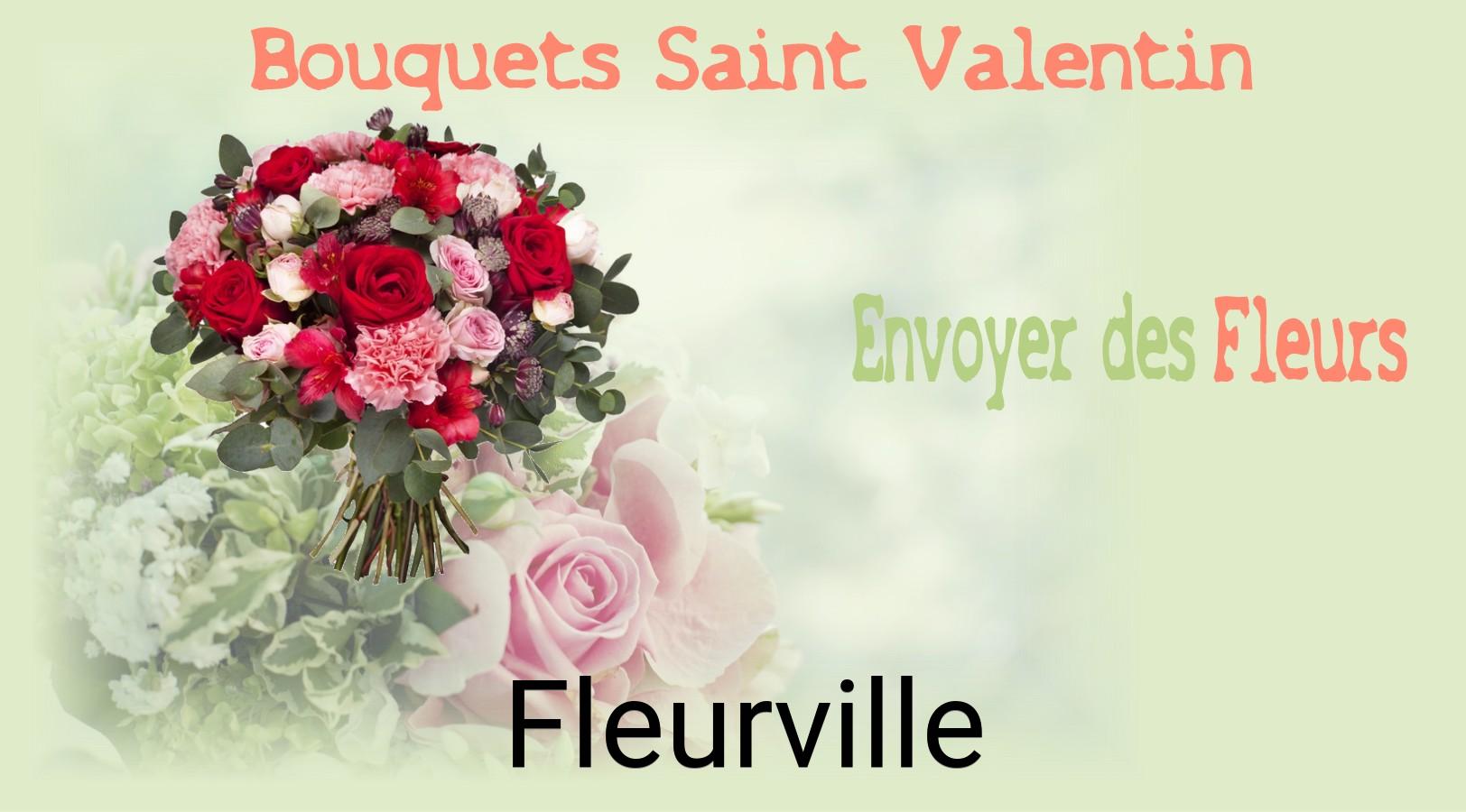 Roses de Saint-Valentin livrées à Fleurville